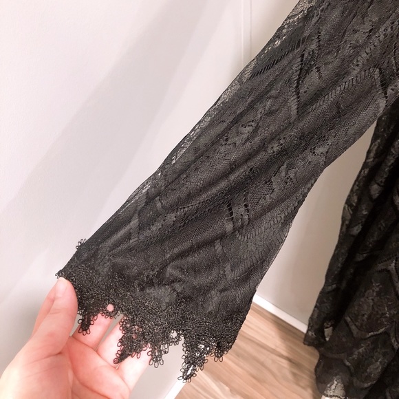 Dainty Jewells Black Lace Dress NWOT - Picture 4 of 10